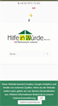 Mobile Screenshot of hilfe-in-wuerde.at